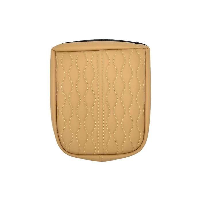 Car Center Console Armrest Box Pad Mat Cushion Cover Camel Fit for Carnival