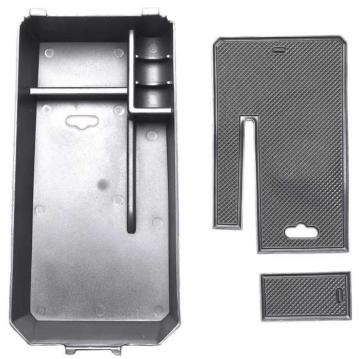 Car Center Console Armrest Box Storage Box Container Tray Organizer Accessories for Mercedes C Glc