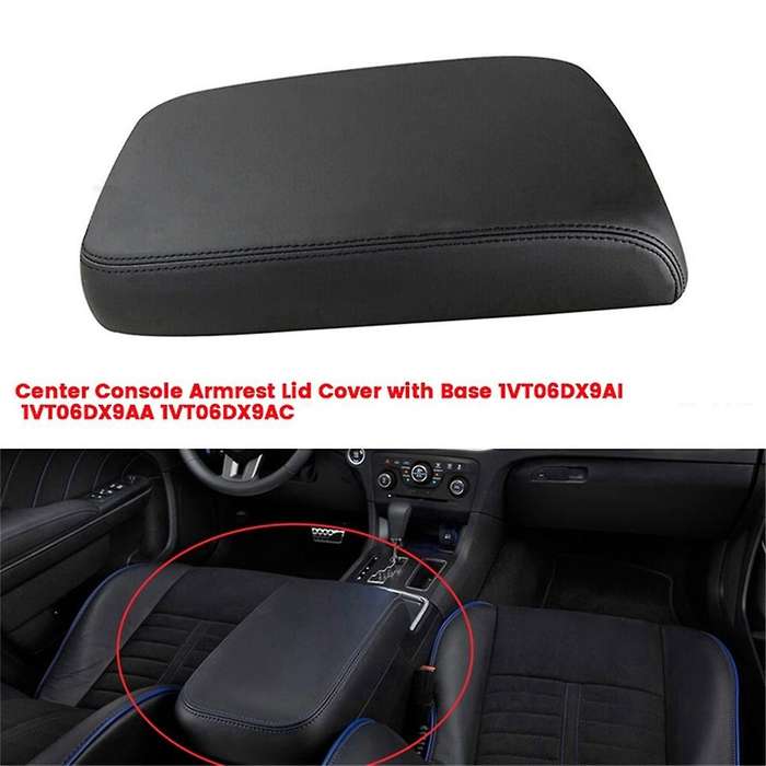 Car Center Console Armrest Lid Cover with Base 1VT06DX9AI 1VT06DX9AA for Charger 300 2011-2017 1VT06