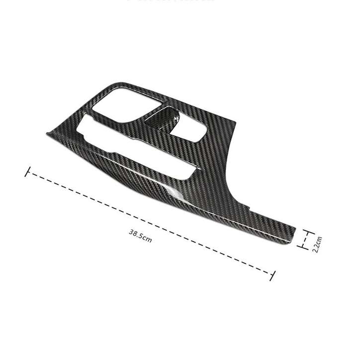 Car Center Console Carbon Fiber Gear Shift Panel Cover Trim for 5 Series G30 G31 6 Series G32 Decora