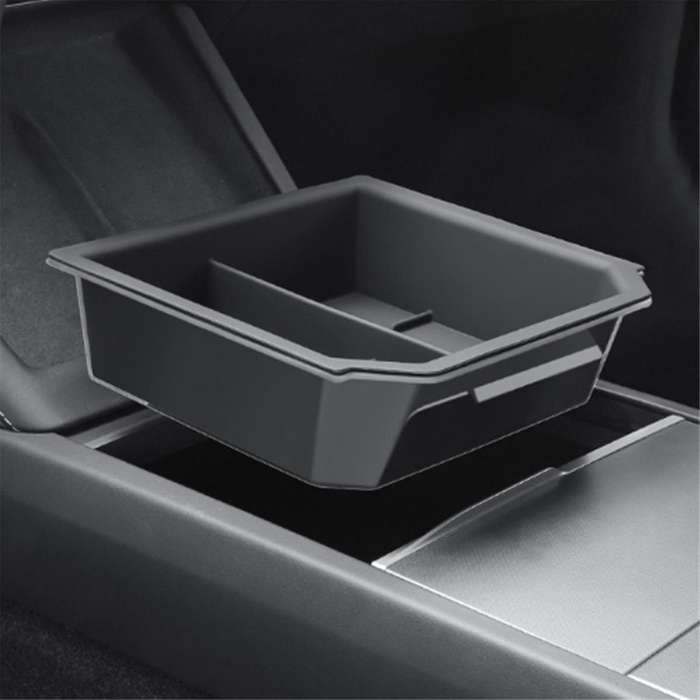 Car Center Console Front Storage Box for Model 3 2024 Organizer BOX Car Silica Gel Interior Accessor