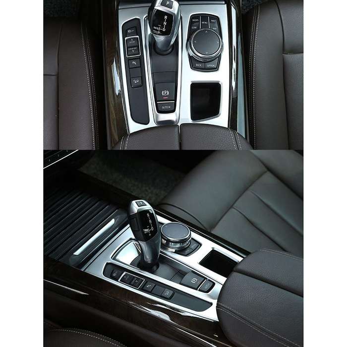 Car Center Console Gear Shift Panel Cover Decoration Frame Trim for X5 X6 F15 F16 2014 2015 2016 201