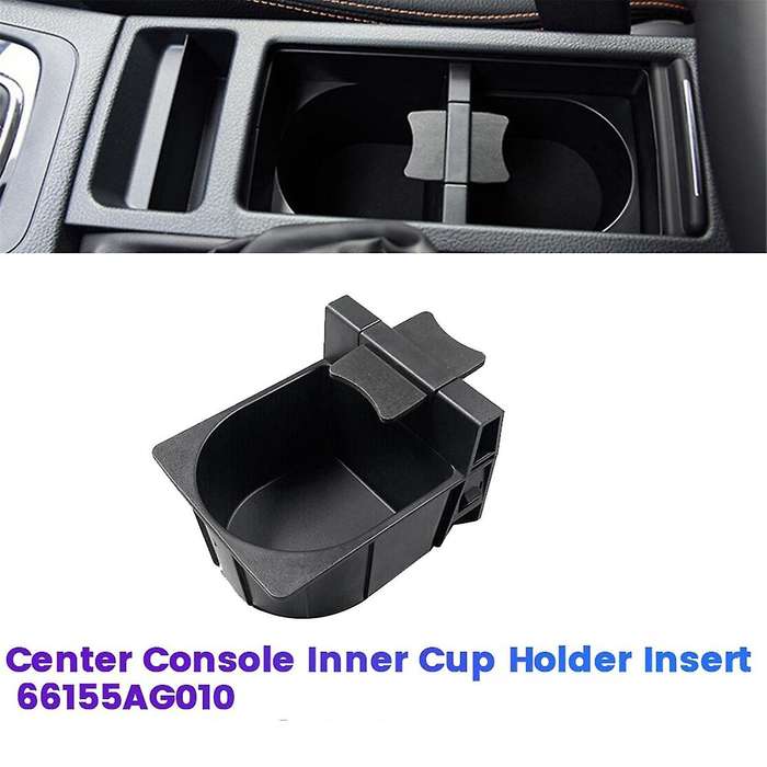 Car Center Console Inner Cup Holder Insert 66155AG010 for Crosstrek 2008-19 66155AG010JC Water Cup H