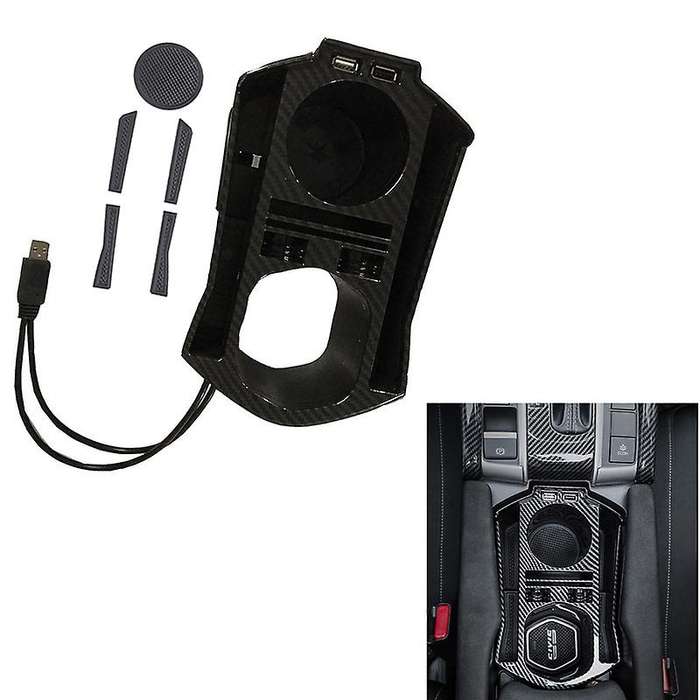 Car Center Console Interior Armrest Storage Box Organizer Holder for 2016-2020 ABS