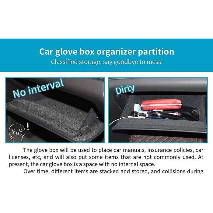 Car Center Console Organizer Insert Dividers for JL 2018 2019 2020 Sport Storage Console Tidying Box