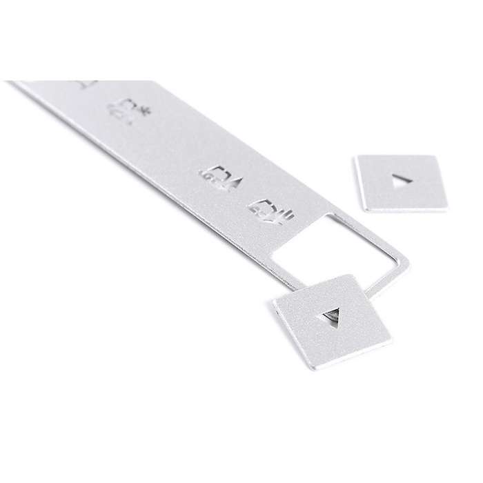 Car Center Console Mode Adjustment Button Sequins Stickers for Evoque 2 2014 2015