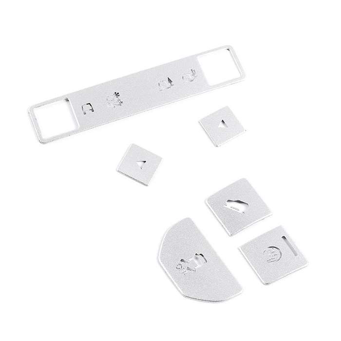 Car Center Console Mode Adjustment Button Sequins Stickers for Evoque 2 2014 2015