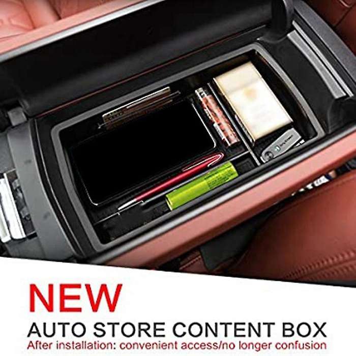 Car Center Console Organizer Storage Box Interior Accessories Armrest Storage Box for 3008 4008 5008