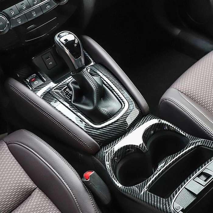 Car Center Console Shift Panel Cover Water Cup Holder Trim Decoration for J11 2016-2019