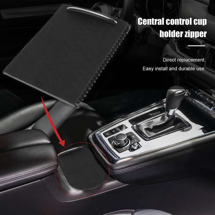 Car Center Console Sliding Shutters Cup Holder Roller Shutter Cover for - C-Class W203 2000-2007 20