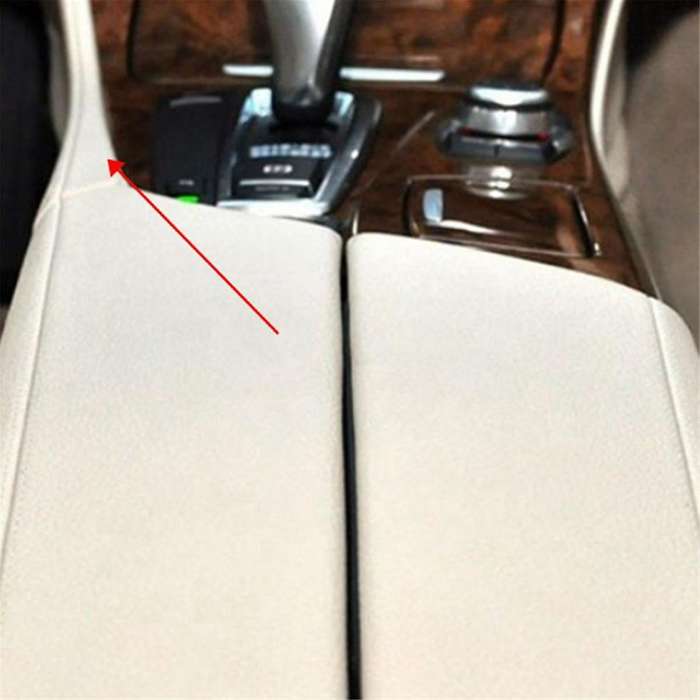 Car Center Console Storage Trim Strip Armrest Box Cover Trim for 5 Series F10 F11 F18 2010-2017 Bei