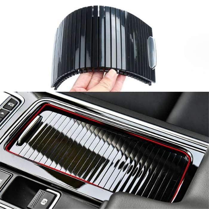 Car Center Console Water Cup Holder Roller Blind Drink Holder Decorative Plate for XF XFL XE XEL F-P