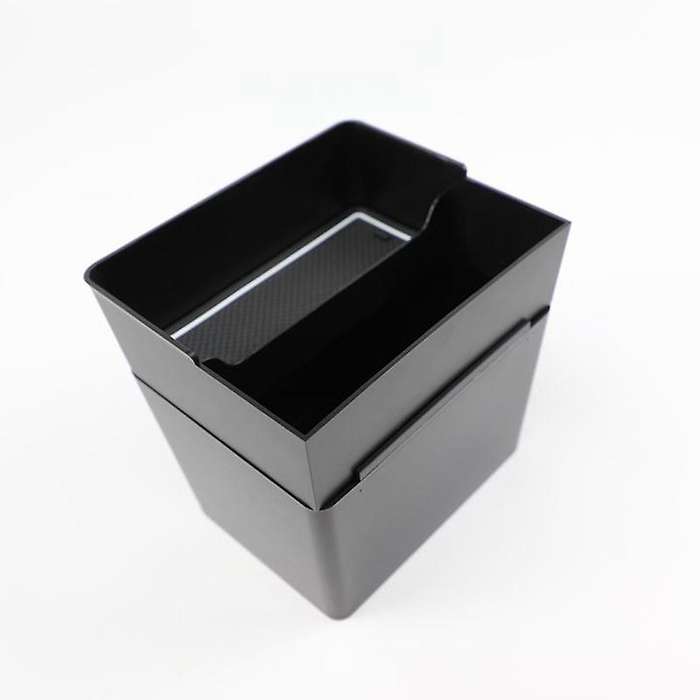 Car Central Armrest Box for MODEL 3 2017-2020 Double Storage Design Tissue Box Trash Can Stowing Tid