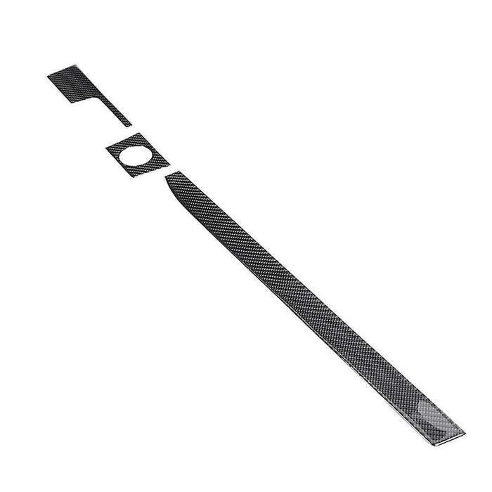 Car Central Console Dashboard Strip Trim Cover for 2015 2016 2017 2018 2019 2020 Carbon Fiber