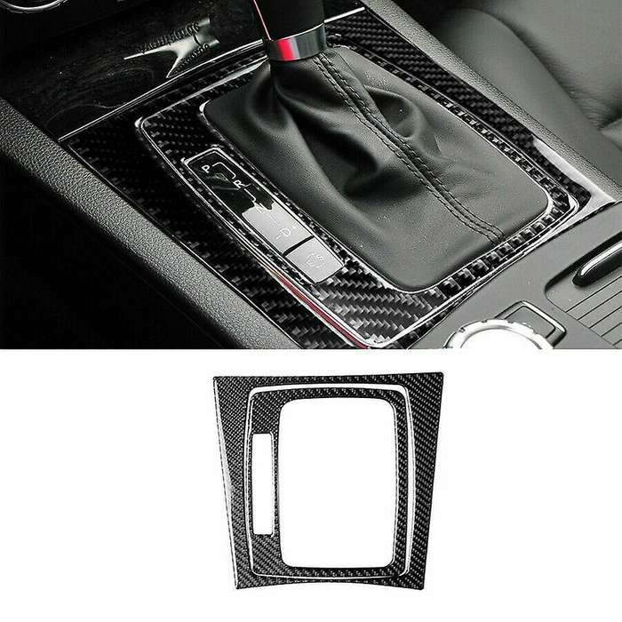 Car Central Console Gear Shift Lever Box Panel Cover Trim Gear Shift Panel for - C Class W204 2007-2