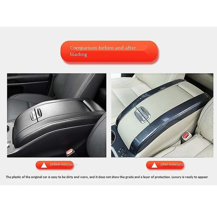Car Central Control Armrest Box Decorative Strip Armrest Box Protective Cover for 2015 2016 2017 201