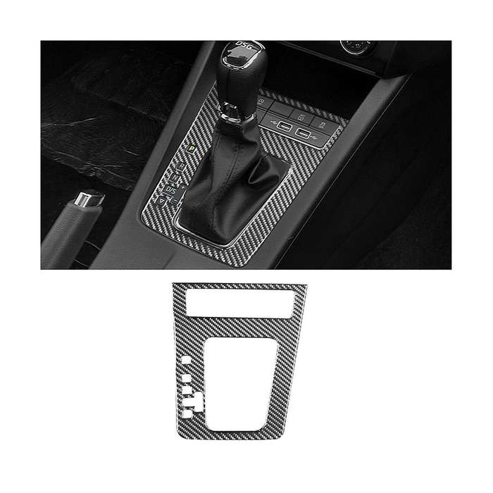 Car Central Control Gear Panel Trim Sticker Decorative Carbon Fiber for A7 2015-2020 Accessories