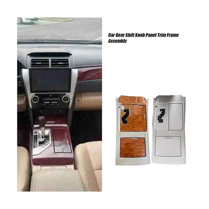 Car Central Control Gear Shift Panel Trim Frame for 2007-2013 Automatic Gearbox Shift Knob Cover,as