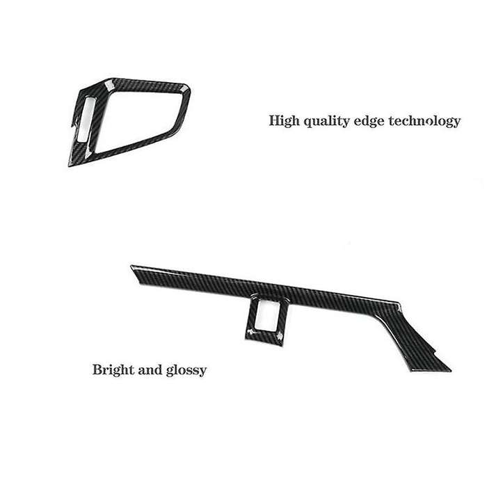 Car Central Control Outlet Decoration Cover Trim Sticker for 10Th Gen 2016-2020 Carbon Fiber