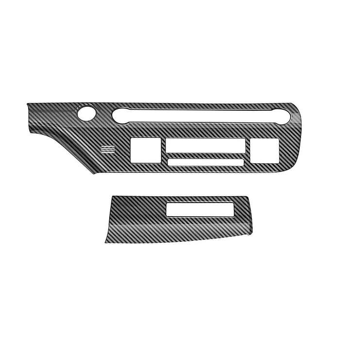 Car Central Control Trim Panel Frame for 2024+ Car Multi-Function Button Trim Panel Carbon Fiber Pat