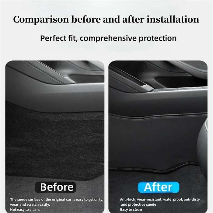 Car Central Control Side Anti Kick Pads Protective for Model 3 2024 Interior Accessories
