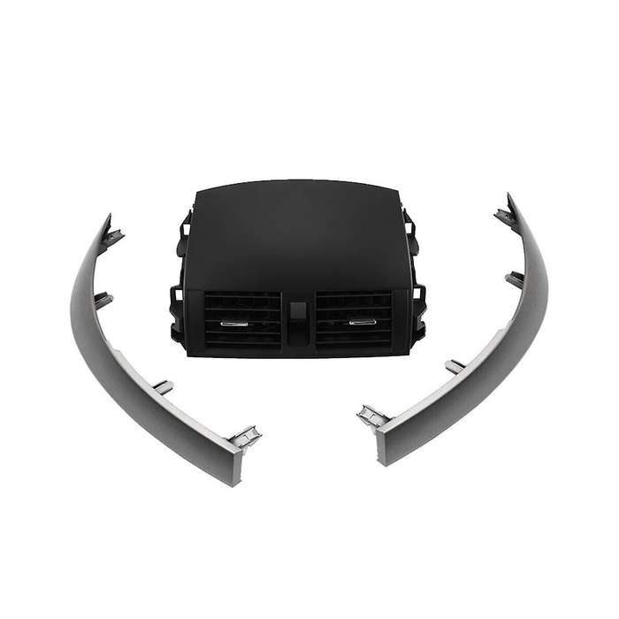 Car Central Dash A/c Air Outlet Grille Panel+chrome Trim Strip for Altis 2007-2013 55670-02160