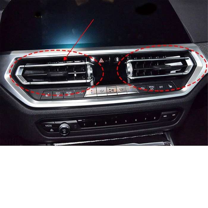 Car Central Upper Left Air Conditioning Vent Grill Blade Repair Kit for 3 Series G20 2019-2022 Z4 G