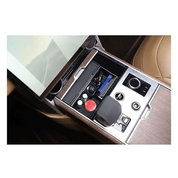 Car Centre Console Multifunction Compartment Storage Box Organizer Trim Accessory for Range 2023