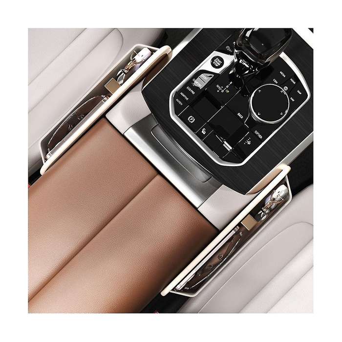 Car Centre Storage Box Main and Passenger Storage Pockets Crevice Padding Storage Box Car Interior