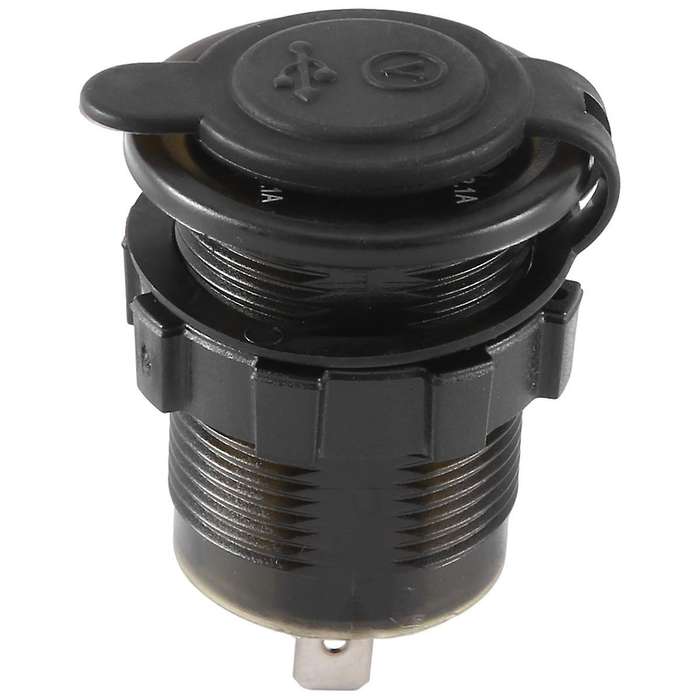 Car Charger Car Bluetooth Digital Display One for Two Dual USB Car Charger Universal Green Light