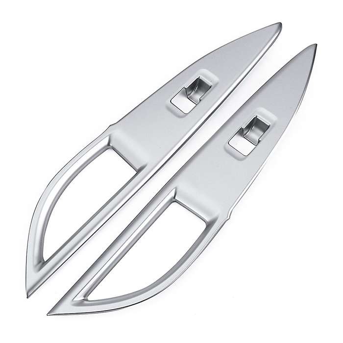 Car Chrome Door Window Armrest Switch Button Knob Panel Cover Trim Decoration for 2014-2018