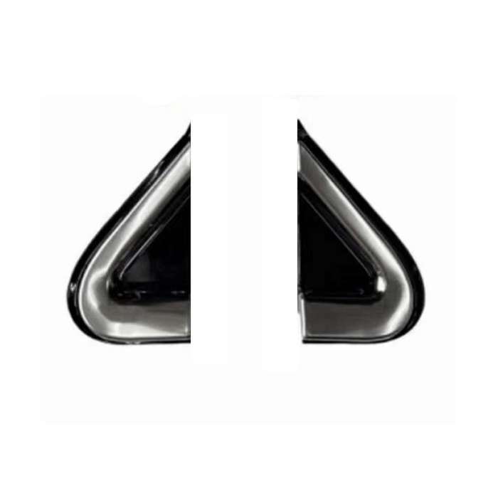Car Chrome Front Window Triangle Plate Triangle Garnish Cover Panel for 2012-2016 68083130ad 680831