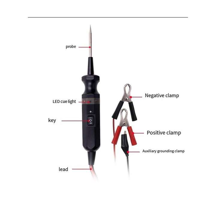 Car Circuit Tester Automotive Diagnostic Tool Voltage Electric Current Polarity Test Pen Detector