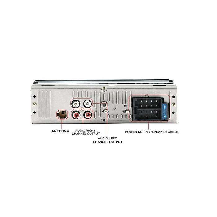 Car Colorful Light Fm Radio Car Bluetooth Mp3 12v Multimedia Player Card Usb Flash Drive Radio