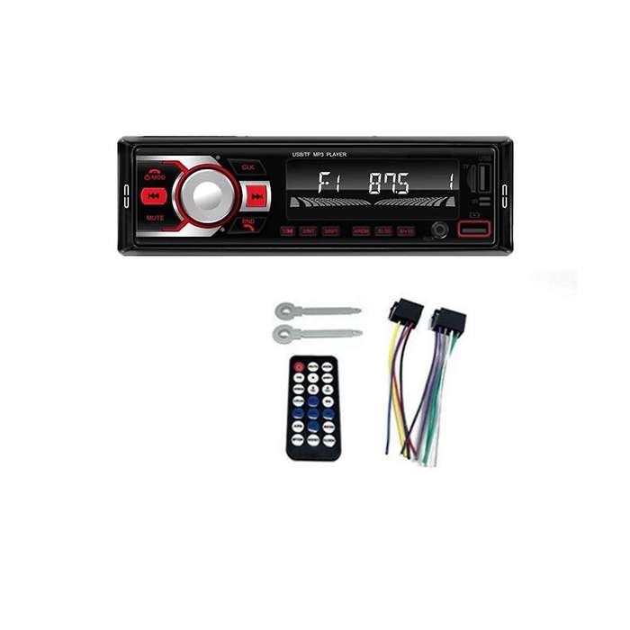 Car Colorful Light Fm Radio Car Bluetooth Mp3 12v Multimedia Player Card Usb Flash Drive Radio