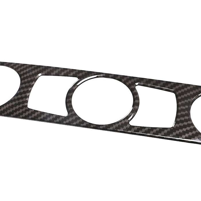 Car Console Air Conditioner CD Panel Decorative Cover Sticker Trim for 5 Series E60 2004-2010