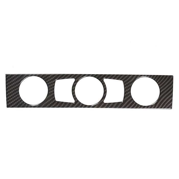 Car Console Air Conditioner CD Panel Decorative Cover Sticker Trim for 5 Series E60 2004-2010