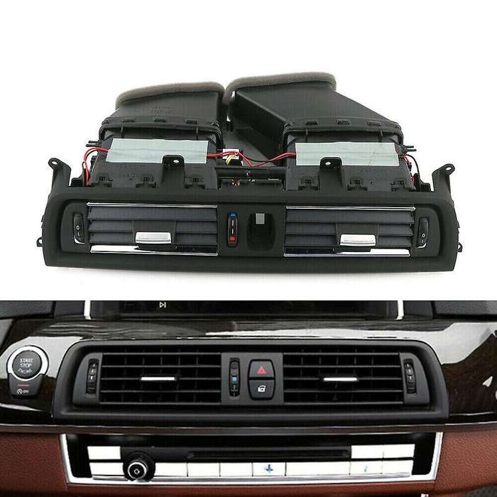 Car Console Center Air Vent Grille Heat AC Dash Kit for 5 Series F10 64229209136