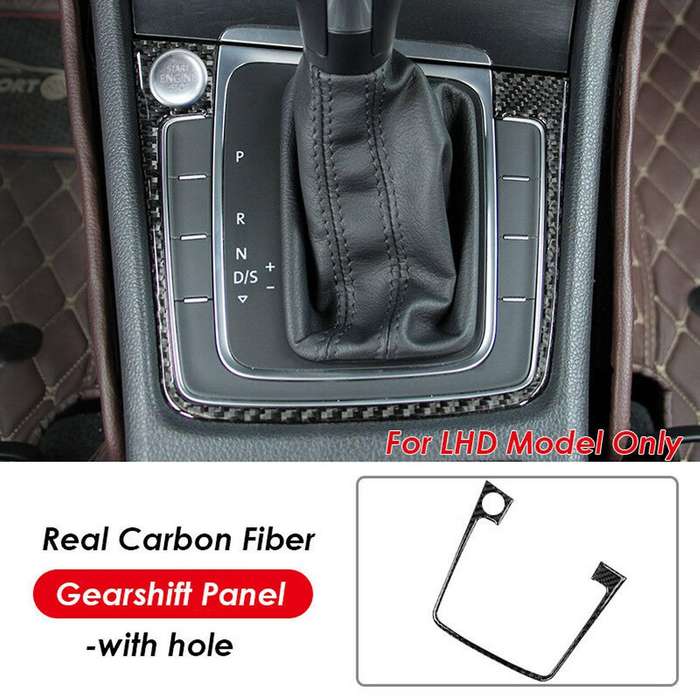 Car Console Gear Shift Box Panel Cover Trim Sticker for Golf 7 MK7 2013-2017