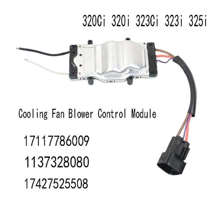 Car Cooling Fan Blower Control Module for 3' E46 320ci 320i 323ci 323i 325i 17117786009 1137328080