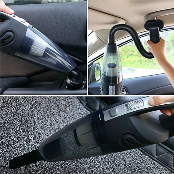 Car Cordless Handheld Vacuum Cleaner Powerful Suction Wet Dry Rechargeable 3200Kpa Cleaner 120W