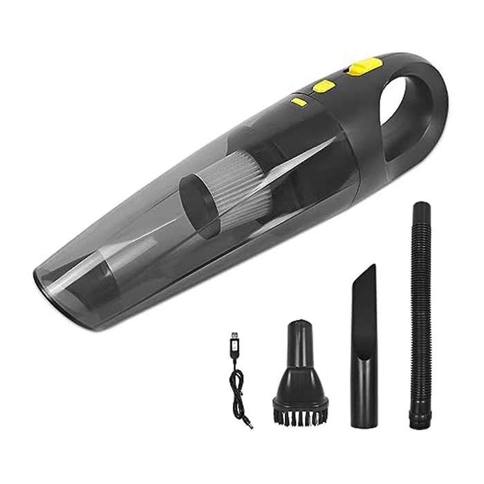 Car Cordless Vacuum Cleaner, High Power Mini Handheld Car Vacuum Cleaner, 4500 Pa Suction Power, wit