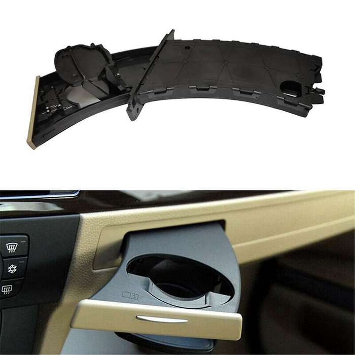 Car Cup Holder Assembly Left Driver Retractable Cup Holder Drink Holder for E90 E91 E92 E93 51459173