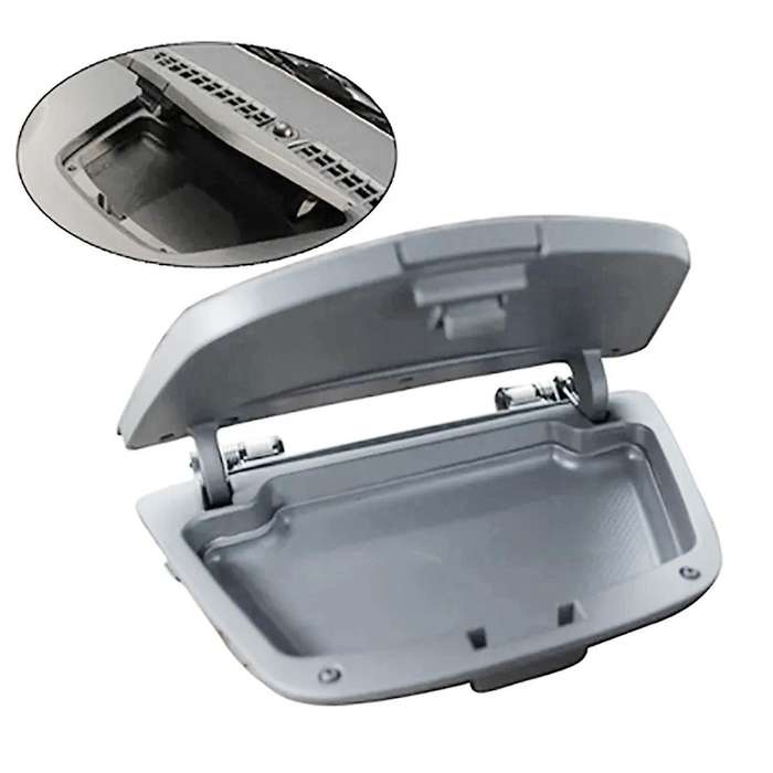 Car Dashboard Central Control Storage Box Cover Accessories for 2010-2015 Grey