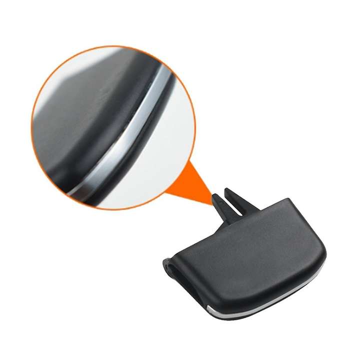 Car Dashboard Middle Long A/C Vent Outlet Tab Clip Repair Kit for S60 2011-2019 Air Vent Adjustment