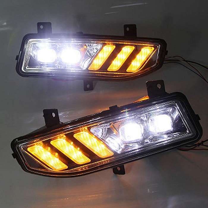 Car Daytime Running Light LED Front Fog Light for Sentra 2020 Xtrail 2017-2020 2019 2020 Kicks 2017-