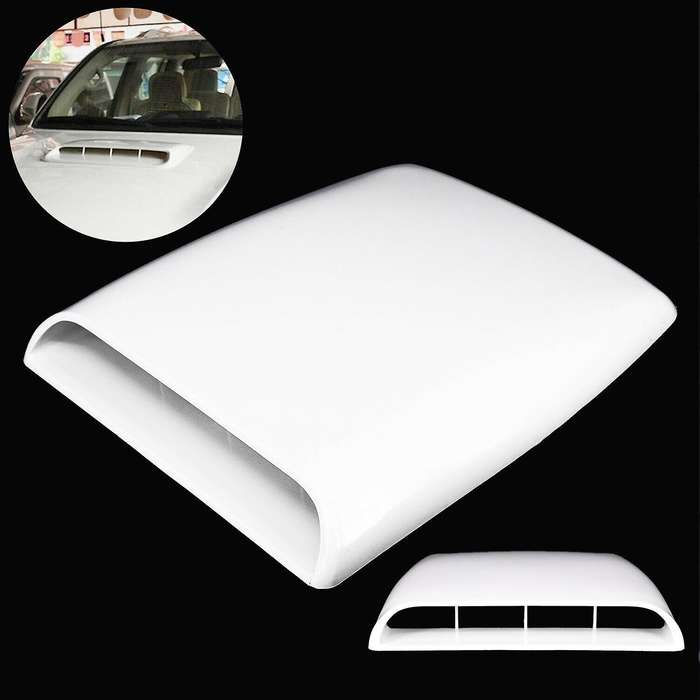 Car Decorative Air Simulation Air Flow Decorative Intake Hood Scoop Bonnet Vent Cover Intake Hood Sc