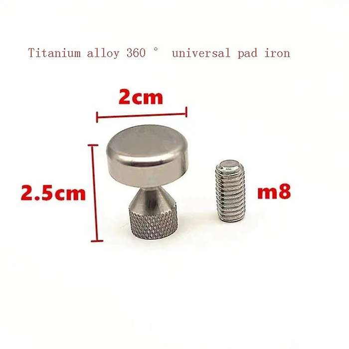 Car Dent Repair Lever Hook Pry Bar Titanium Alloy Universal Joint Pad Iron Steering Head Leveling H