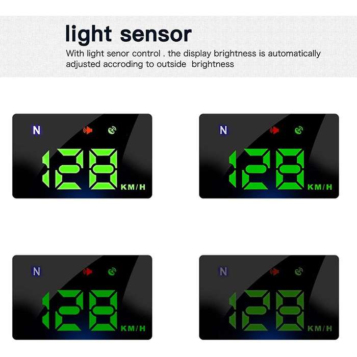 Car Display Car Universal Gps Tester HD HUD Head-Up Display