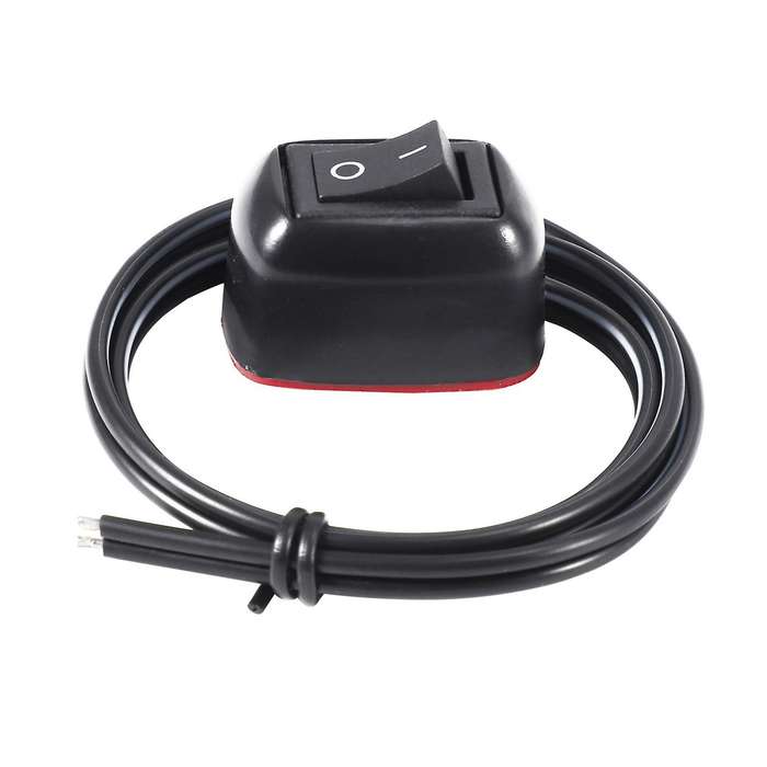 Car DIY Switch Water Drop Shape Button Switch OFF/ON DC 12V Compatible Fog Lights, DRL, LED Light Ba